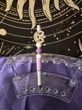 Purple star and moon