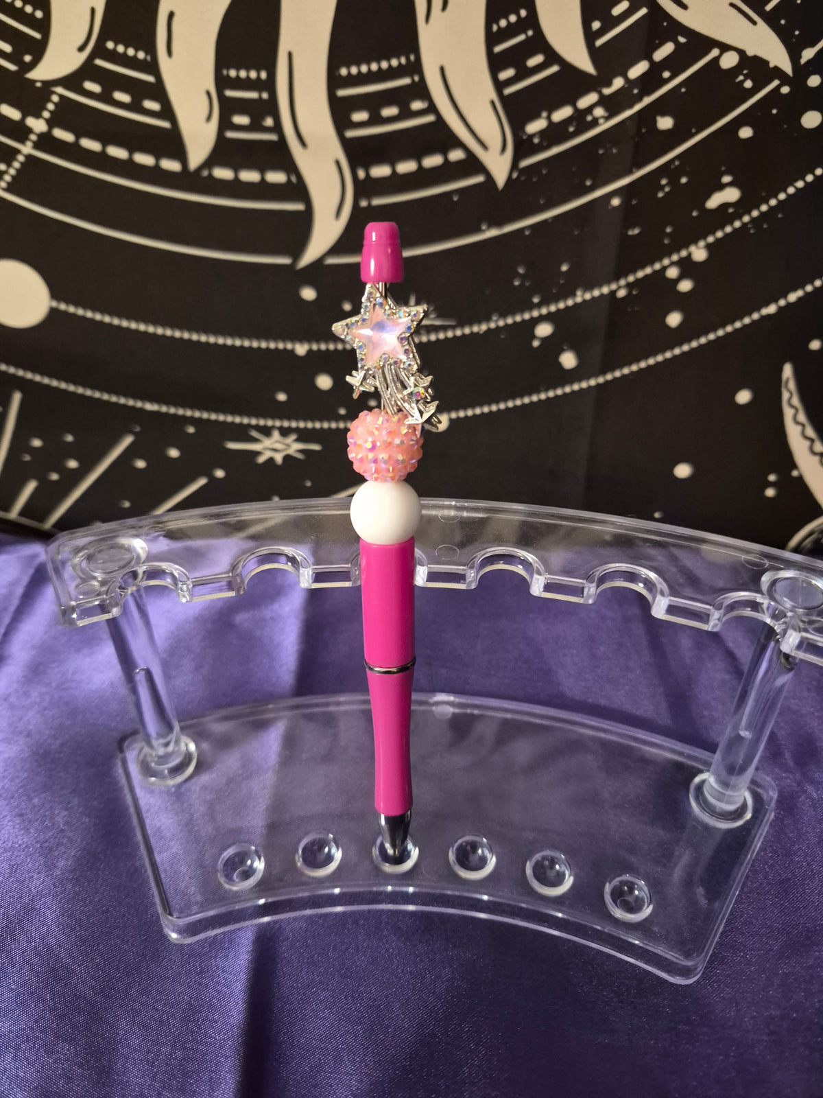 Pink shooting star